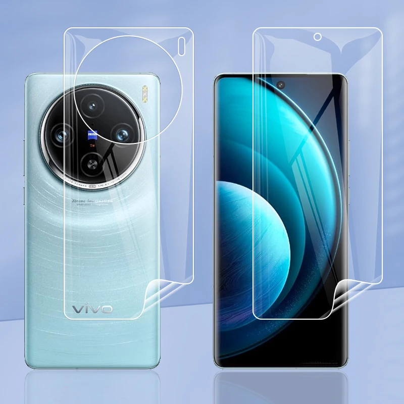 

Прозрачная ТПУ/матовая Гидрогелевая Защитная пленка для экрана vivo X100 Pro X100Pro с полным покрытием и защитой от отпечатков пальцев (не стекло)