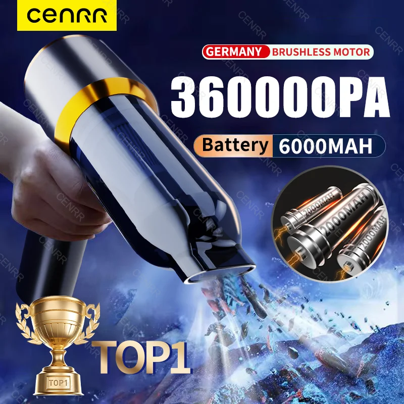 CENRR Cordless Car Vacuum Cleaner