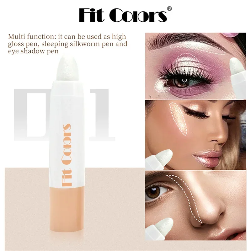 Eyeshadow Pencil eyeshadow stick eyeshadow pencil eyeshadow pen Long Lasting Waterproof Not Blooming Shiny Pearlescent Eye Shadow Makeup Eyeliner Pen Metallic Eyeshadow Stick