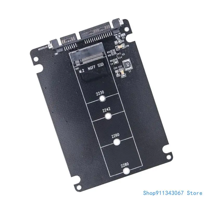 DIY 매니아를위한 다목적 M.2 NGFF-SATA3.0 변환기 카드 간단한 설치 NGFF-SATA3 어댑터 보드 드롭 배송