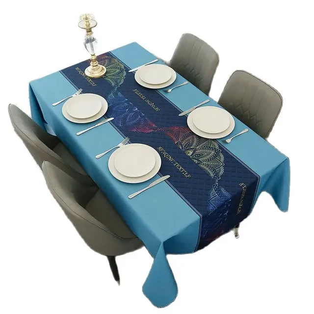 Nordic Simplicity Printing Rectangular Waterproof Tablecloths For Table Party Decoration Dining Tables Cover Manteles 6