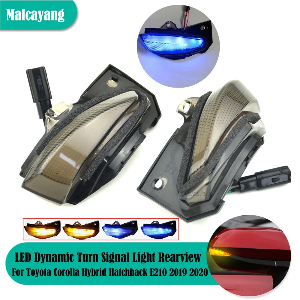 

Car Accessories For Toyota Corolla Hatchback 2019 2020 2021 Dynamic Turn Signal Light Flowing Sequential Lamp
