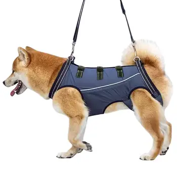 Dog Lift Harness Adjustable Dog Lift Harness Sling Carrier Injuries Dog Back Leg Sling Pet Supplies For Old Disabled Walking 2