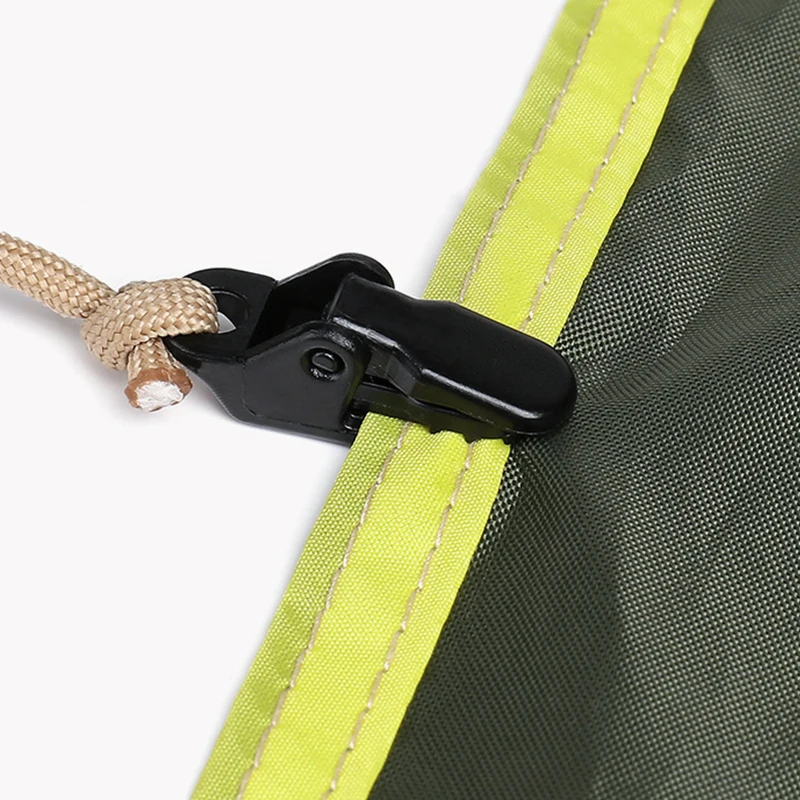 10 Pcs Tent Universal Alligator Clip Camping Survival Tighten Tool For Outdoor Camp Hiking Awning Clamp Tarp Clips Snap Hangers