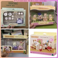 Sylvanian Families Dollhouse Furniture Set Miniature Simulation Dolls Accessories DIY Toys Girls 1