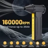 160000 RPM Blower Fan Brushless Motor Turbo Violent Fan Powerful Air Duster Computer Cleaning Electric Jet Blower 1