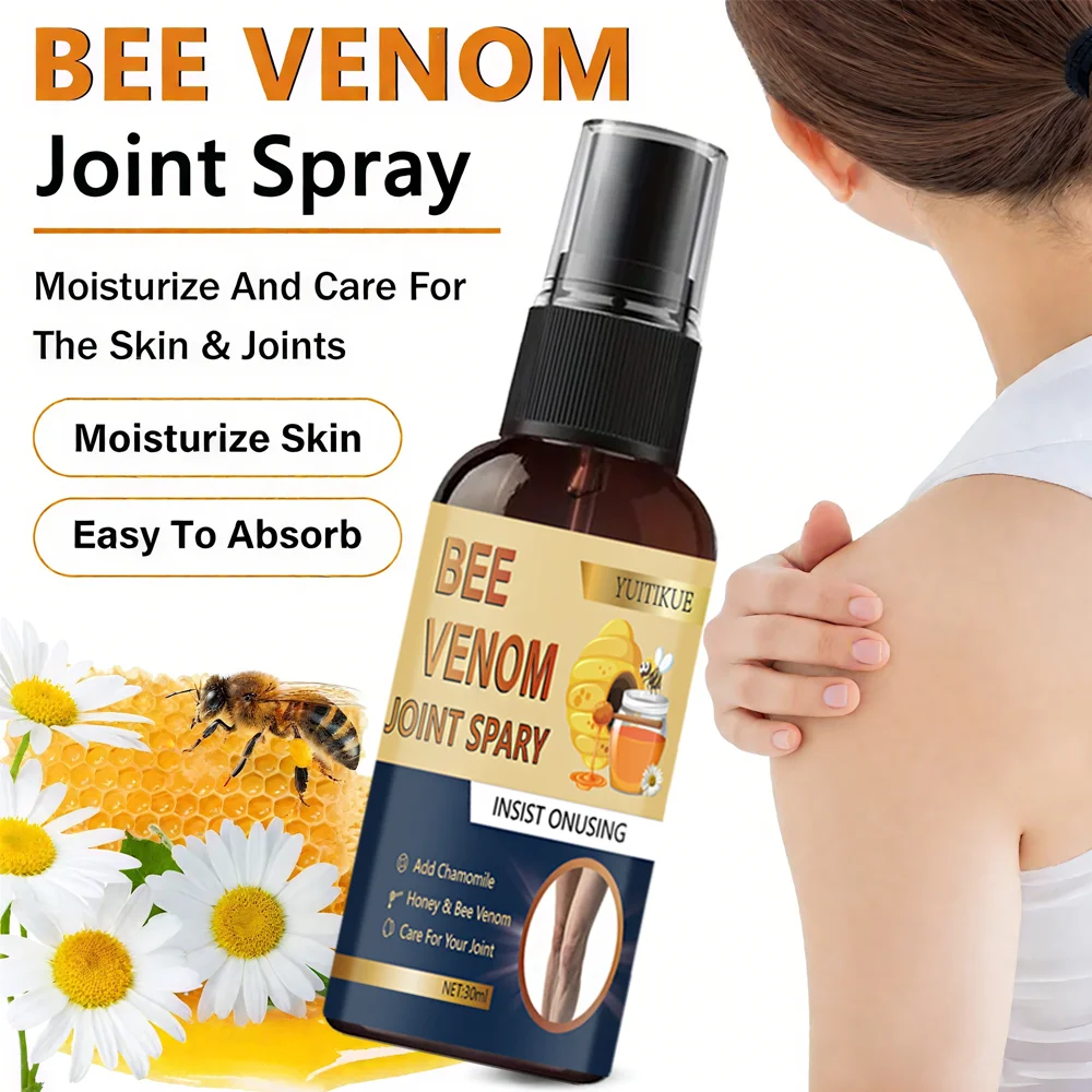 YUITIKUE Bee Venom Joint SprayConsistently use it with added chamomile, honey, and bee venom to care for your joints