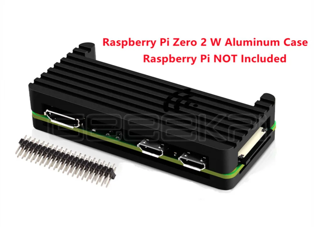 Shell Case Blindado CNC com Dissipador, GPIO Header, Arrefecimento Passivo
