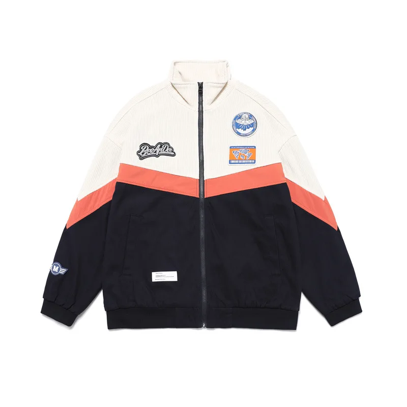Hip Hop Racing Jacket in action