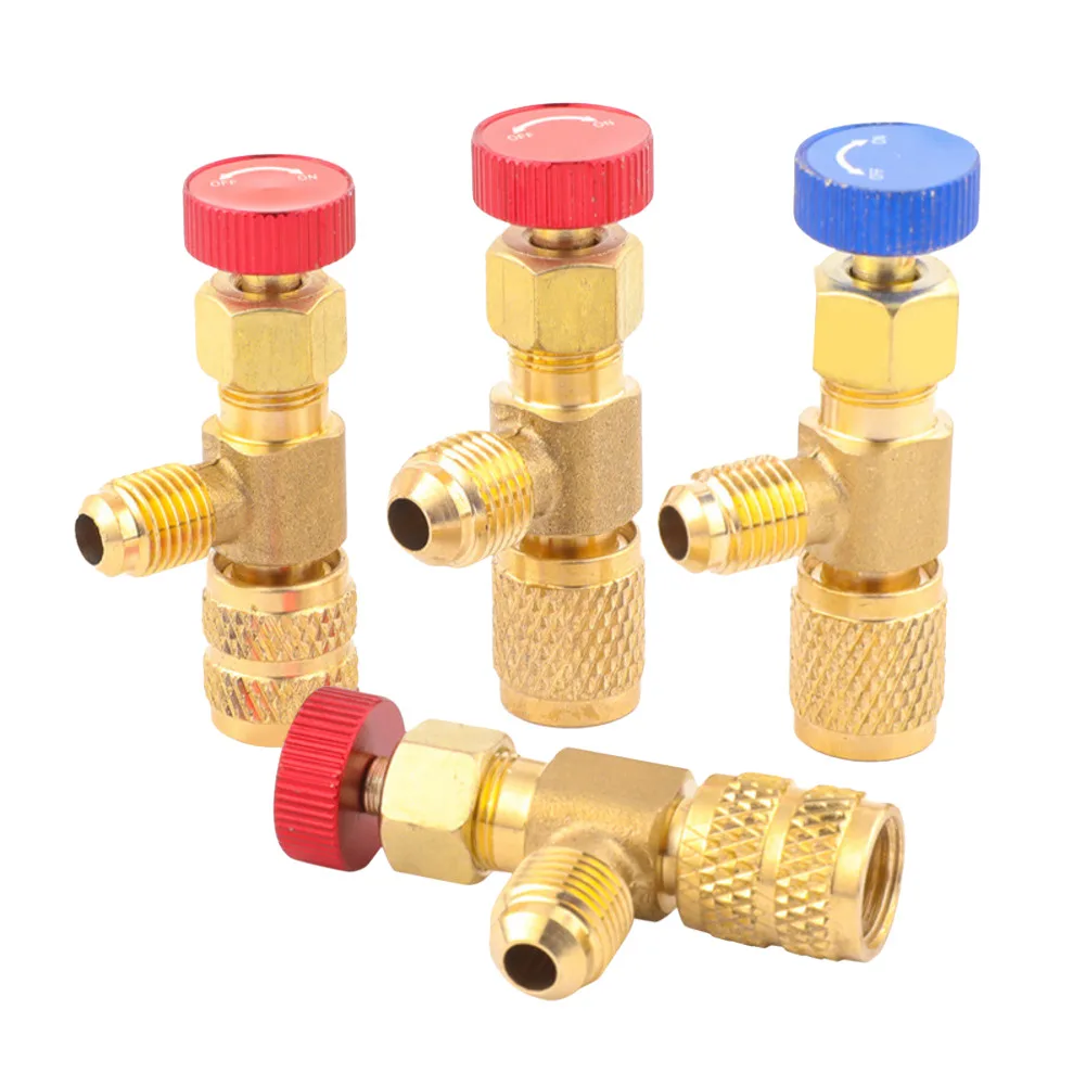 4PCS Ersatz R22 R32 R410 Klimaanlage Sicherheitsventil 1/2, 1/4, 5/16 Schnellkupplung Innendekoration – Detail 9