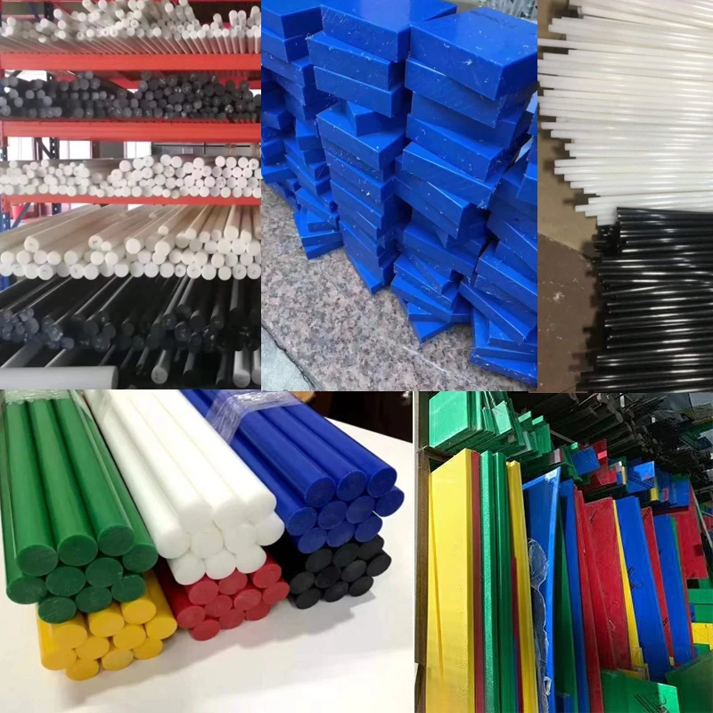 POM Colorful Nylon Rod Polyoxymethylene Stick Hard Plastic Bar Diameter 3-50mm 2PC
