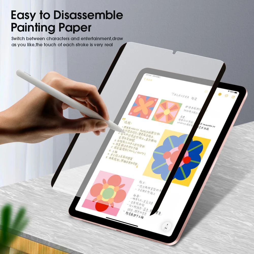 Paper Like Screen Protector Film for IPad Mini 6 8.3'' 2021 Removable Magnetic Auto Attraction Film Mini6 Matte Cover Protector