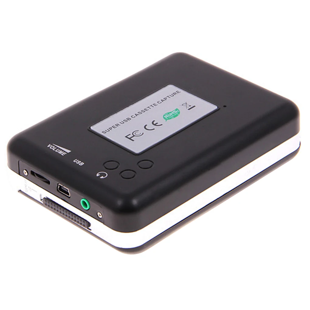 USB Cassette Player Cassette to MP3 Converter Capture Mega Bass Audio Music Player