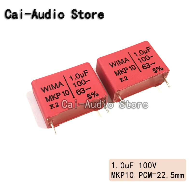 2 Uds/5 Uds/10 Uds/lote Nuevo WIMA MKP10 100V 1UF 100V 1UF 105 1000NF Condensador De Película 1000v 1,0 Uf 1000V105 1000NF Paso 22,5mm - AliExprs