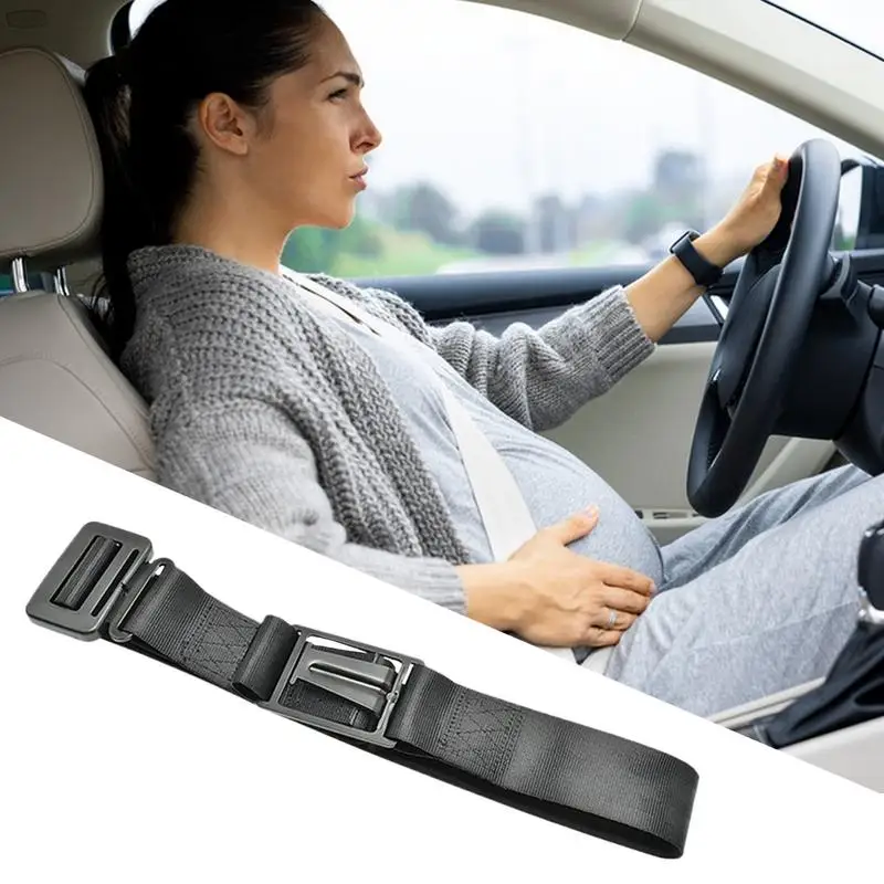 Pregnancy Safety Belt For Car Oxford Cloth Maternity Bump Strap Automotive Seat Adjuster Adjustable Safety Seat Bump Belt Cover