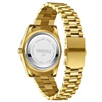 NIBOSI mode Quartz hommes montre haut de gamme montre-bracelet de luxe jour Date mis5 montre hommes étanche en acier mâle horloge Reloj Hombre 2