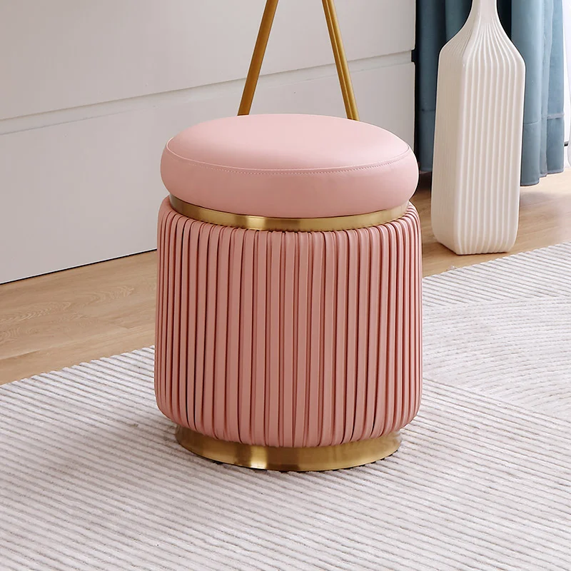 

Маленькие кожаные стулья, искусственные роскошные стулья для косметики, искусственные стулья, Высококачественные мягкие диваны, подушки