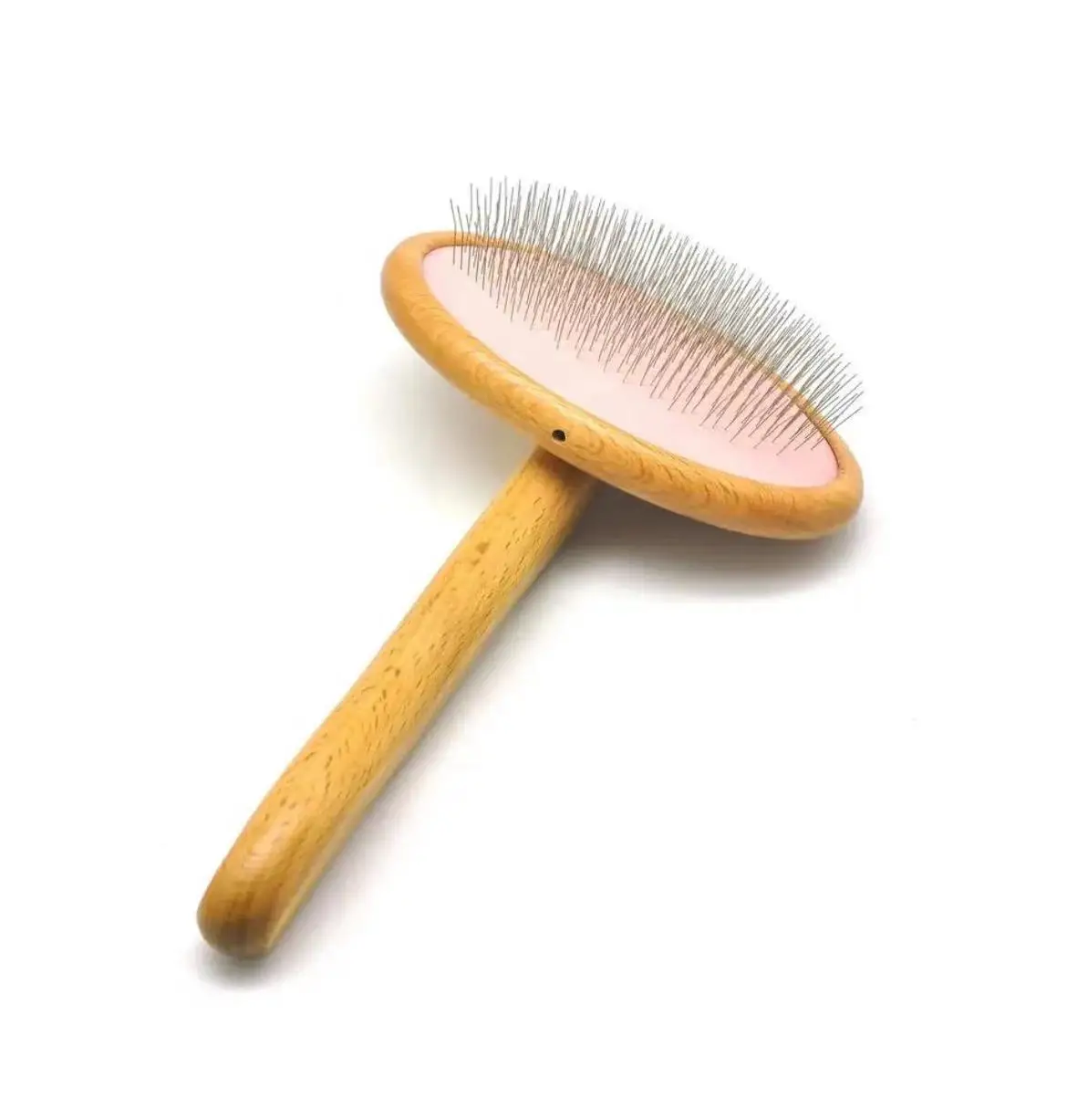 WoodPinBrushPetDesheddingToolPetGroomingBrushPinSlickerBrush