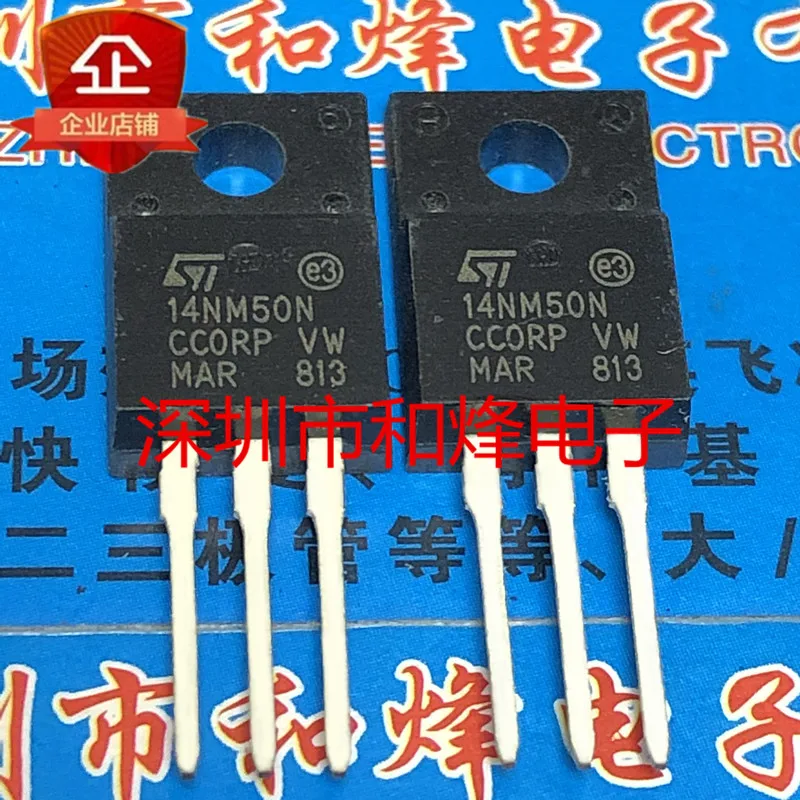 

5 шт. 14NM50N STF14NM50N TO-220F 500V 12A