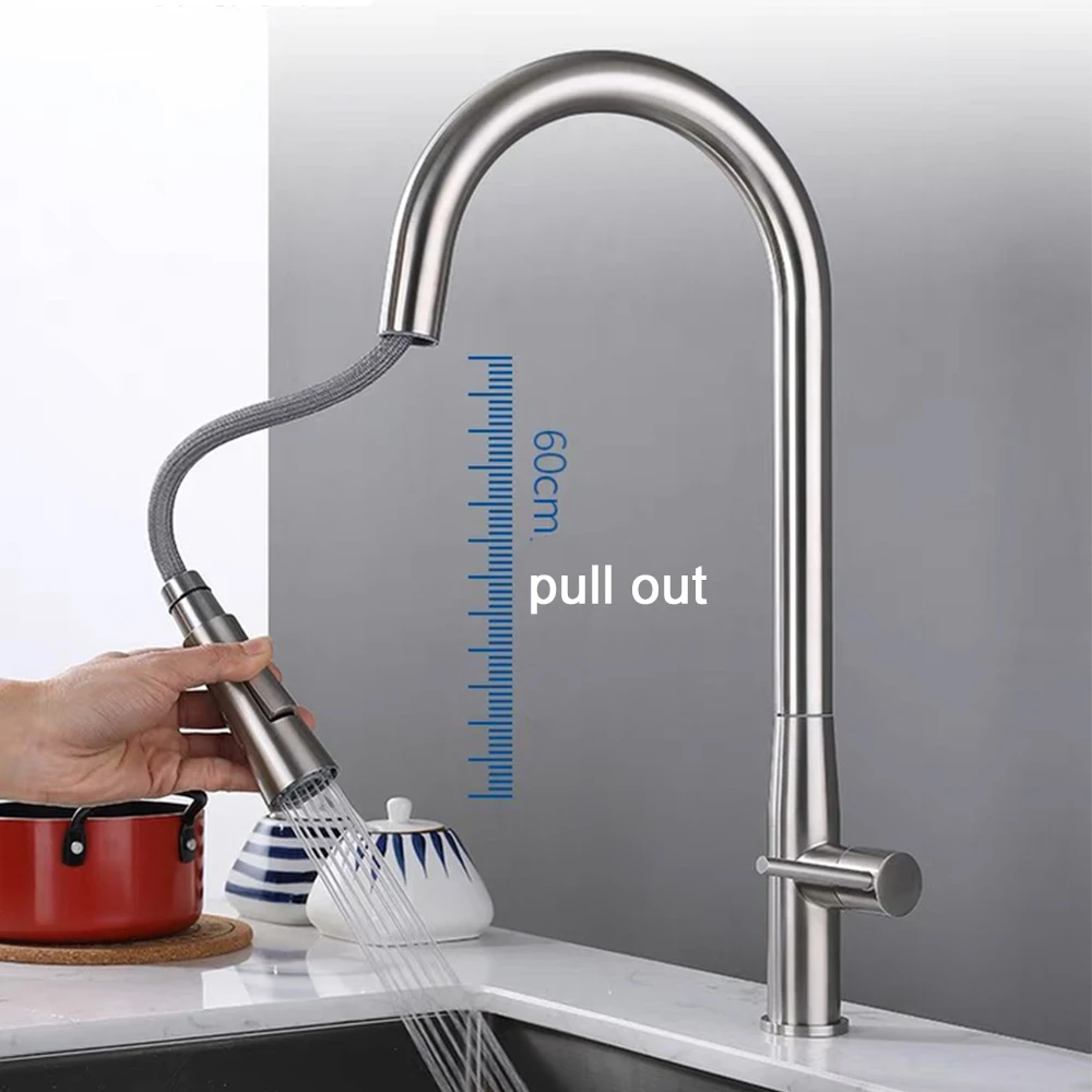 Kitchen Faucet Hose Replacement Pull Out Nylon Braided Flexible Plumbing Hose G1/2 M10/M15 Black Grey Spinning Tube Accessory