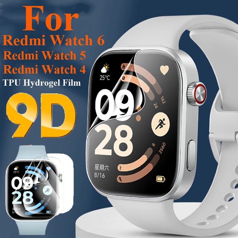 Durable Hydrogel Screen Protector for Smartwatches - Clear Soft TPU Film