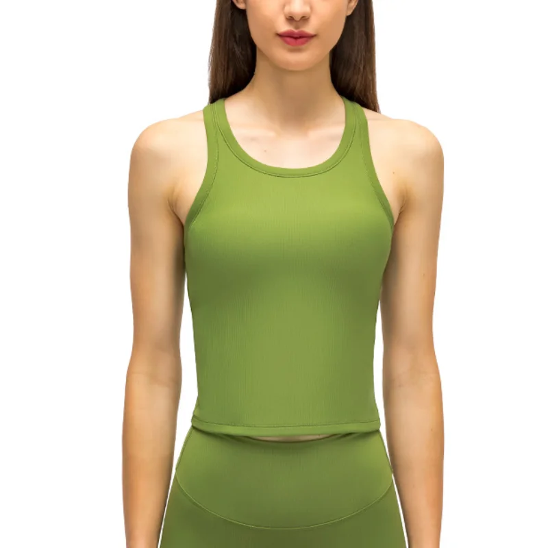 Solid Color Women Sports Bras Gathered Without Steel Ring Running Vest Fitness Front Zipper Sexy Shockproof Underwear