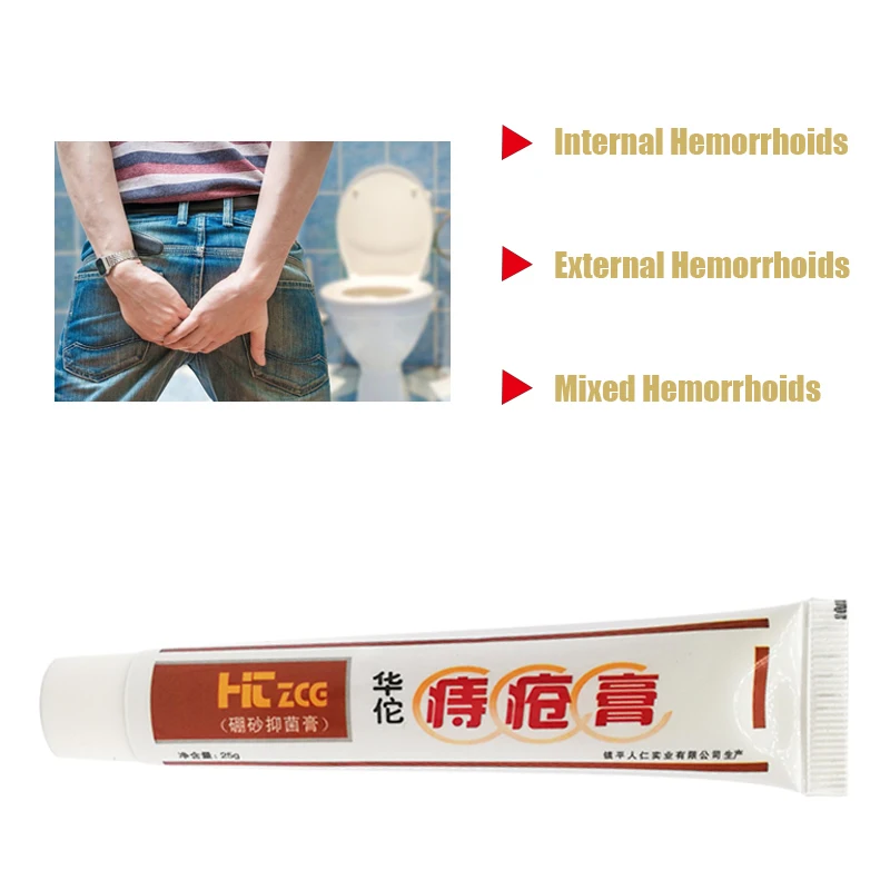 Chinese Herb Medicine Hemorrhoid Cream Analgesic Anal Fissure Medical Plaster For External Use 1/3pcs hemorrhoids treatment cream