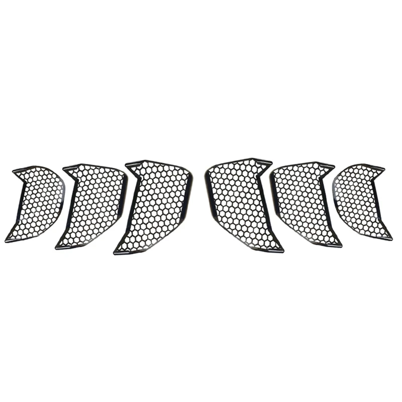 

Автомобильная задняя крышка, задняя фара, наклейка на сигнал поворота, 3D Honeycomb для Ford Mustang 2018-2020