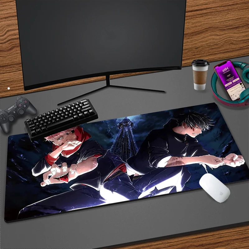 

Jujutsu Kaisen Fushiguro Megumi Anime Game Mousepad Extended Keyboard Deskmat Gaming Laptops Protector Large Cartoon Mat Carpet