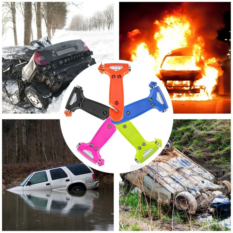2-in-1 Car Safety Rescue Hammer 5