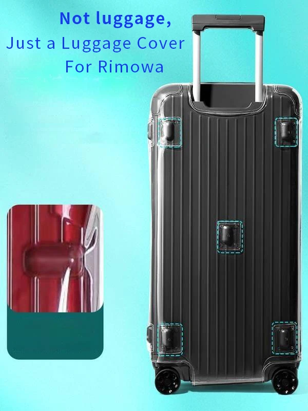 Transparent Cover For Rimowa Essential Trunk Plus With Zipper