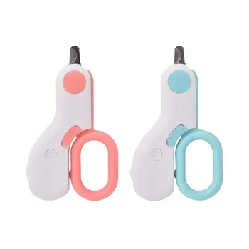 Cat Nail Clippers Scissors LED Light Pet Dogs Nail Toe Scissors Kitten Puppy Claw Nail Clipper Cats Grooming Cleaning Supplies 5