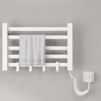 ราวแขวนผ้าเช็ดตัวไฟฟ้าในห้องน้ำ ควบคุมอุณหภูมิคงที่ กันน้ำ ใช้ในบ้าน ราวตากผ้าอุ่น อุปกรณ์เสริมในห้องน้ำ 3