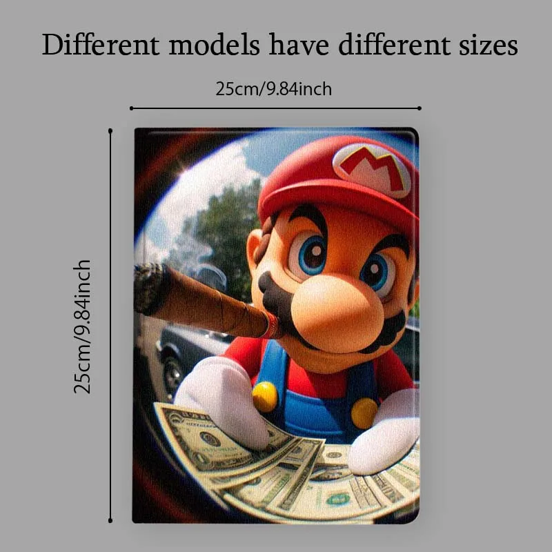Whimsical Cartoon M-Marios Art Tablet Case