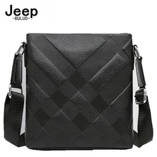 

Jeep Buluo New Genuine Leather New Crossbody Men's Messenger Bag Cowhide Shoulder Bags For Male Business Cow Leather MenHot Sale