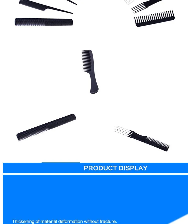 Esencial Conjunto De Peines De Maquillaje Negros