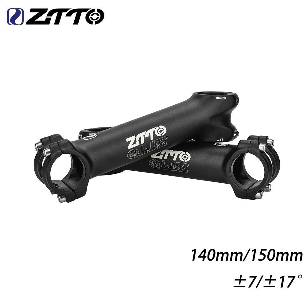ZTTO Long Stem Riser MTB CNC, 140 150mm 7 Degree 17 Degree High Strength Handlebar Extender 31.8mm Bicycle Power Parts Riser