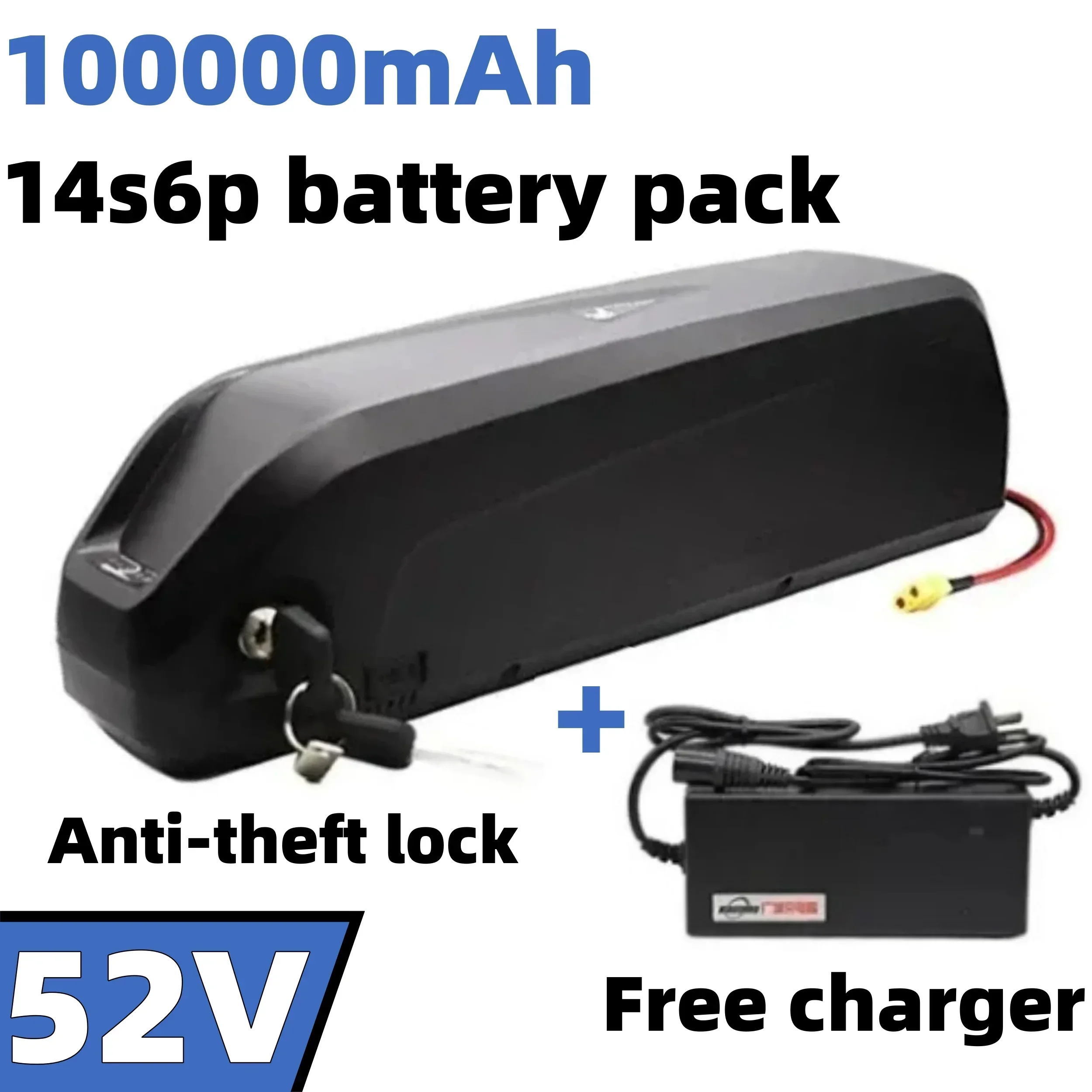 

2024 Новый электрический автомобильный аккумулятор 18650 36 в 48 в 52 в USB 18650 BBS02 BBS03 BBSHD 500 Ач Вт Аккумулятор для скутера + зарядное устройство