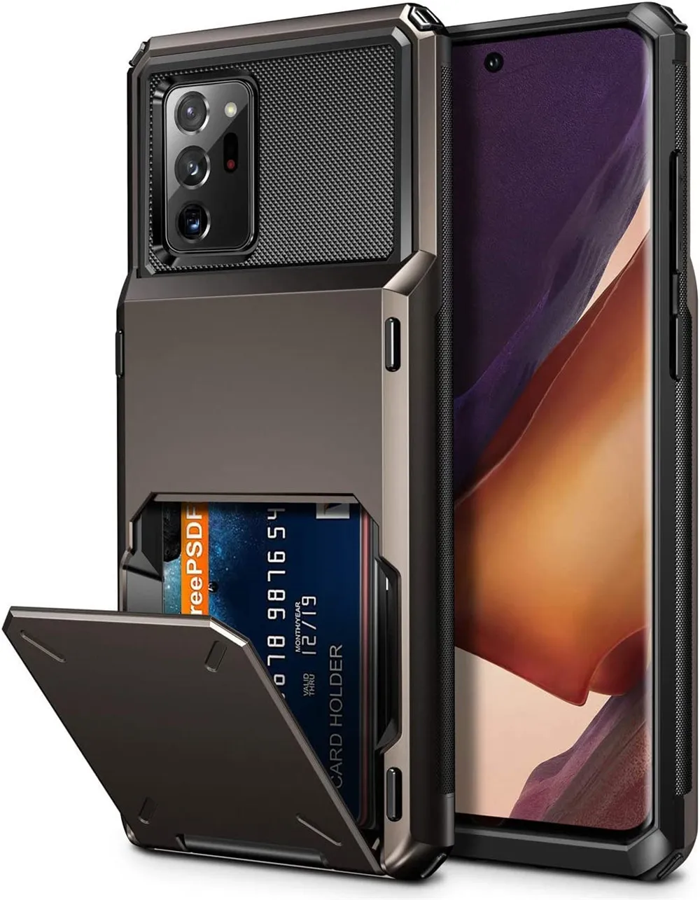 Wallet Credit Card Holder for Samsung, ID Slot Pocket Cover