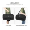 FIREDOG Smell Proof with Lock Large Capacity Travel Organizer Storage Duffle Bag 2