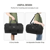 FIREDOG Smell Proof with Lock Large Capacity Travel Organizer Storage Duffle Bag 2