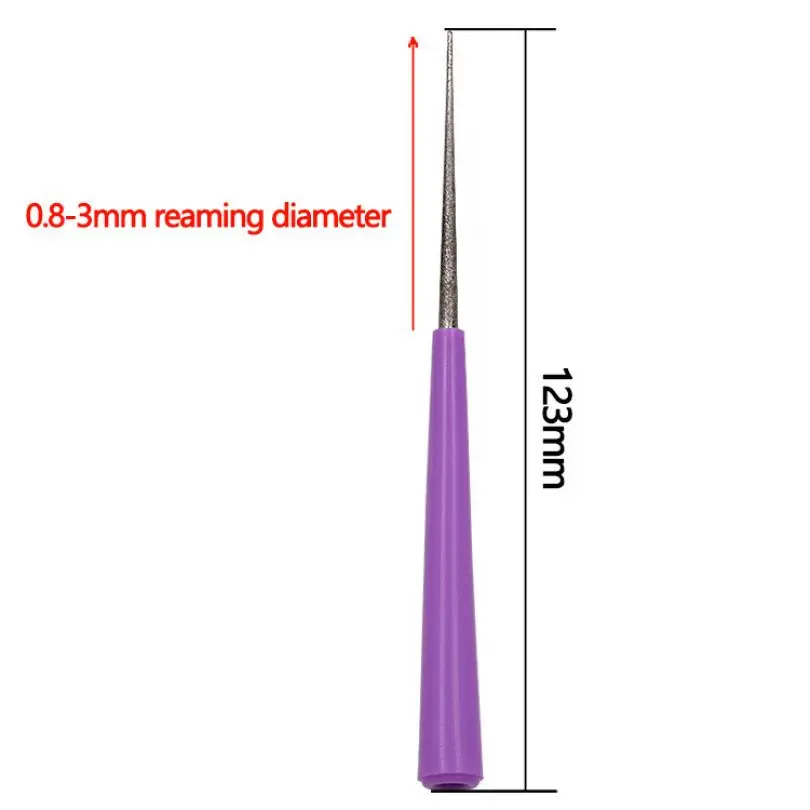 1 Piece Diamond Pearl Glass Bead Reamer Burr Beading Hole Enlarger Tools  Puncher for DIY Jewelry Making Bead Reamer - AliExpress
