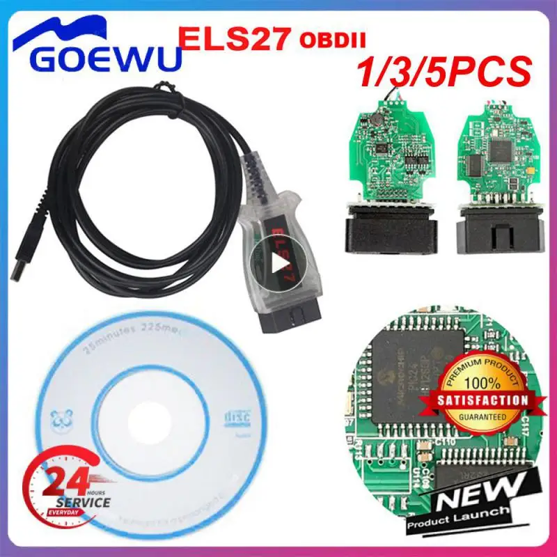 

1/3/5PCS ELS27 FORScan Scanner OBD2 Diagnostic Cable Green PCB PIC24HJ128GP els27 Support ELM327&J2534