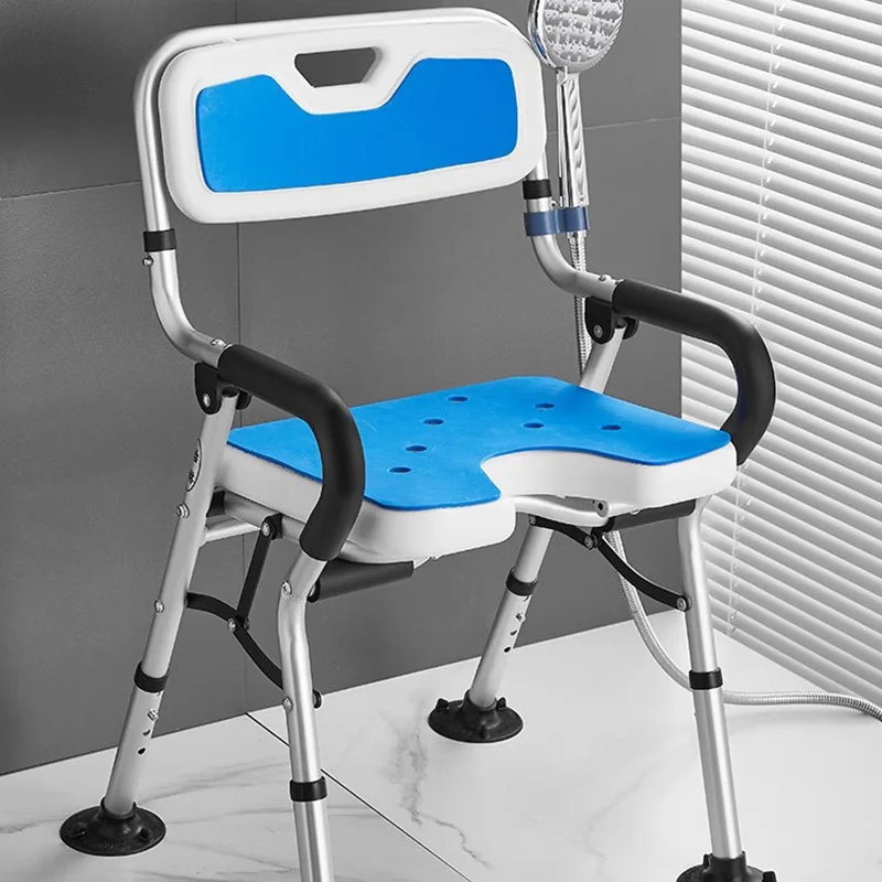 Portable Small Bathroom Chair Storage Medical Elderly Space Saving Stool Shower Outdoor Taburete Plegable Postmodern Furniture