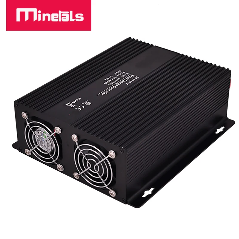 MPPT Controller 12V 60A 50A for Off-grid Power Generation System Support BT APP Solar Energy Charger