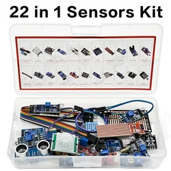Comprehensive 22 - in - 1 Electronic Sensors DIY Starter Kit with Storage Box (22 in 1 Kit)