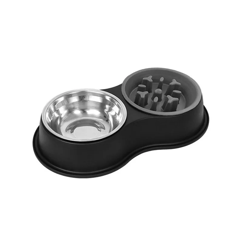 Ciotola Anti-ingozzamento Per Cani In Silicone Con Ventose – Grigia, Misura 20x17,8 Cm