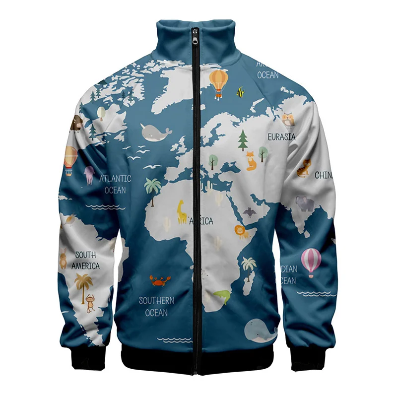 thumbnail image 1 of Nueva chaqueta con estampado 3D de Venice Beach, ropa de calle de moda para niños, chaquetas geniales, chaqueta hawaiana divertida para hombres, chaqueta de invierno, camisetas para mujeres, 1 of 4