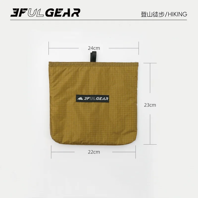 3F UL GEAR Outdoor Ultralight Insulation Bag Portable Hiking Mountainteering Aluminum Foil Food Drink Keep Warm Bag Cooler Bag