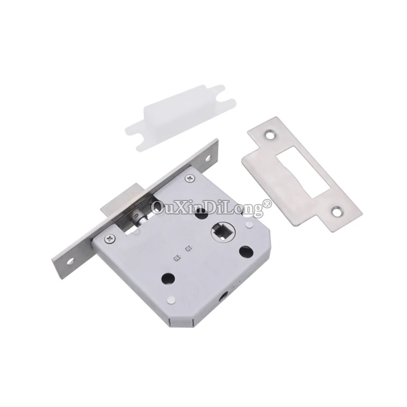 1PCS European Mortise Door Lock body Passage / Fire Escape Door Lock body 55 Aisle Repair Parts